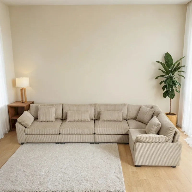 Oversized Modular Sectional Sofa Couch Set,L-shaped Sofa Sectional