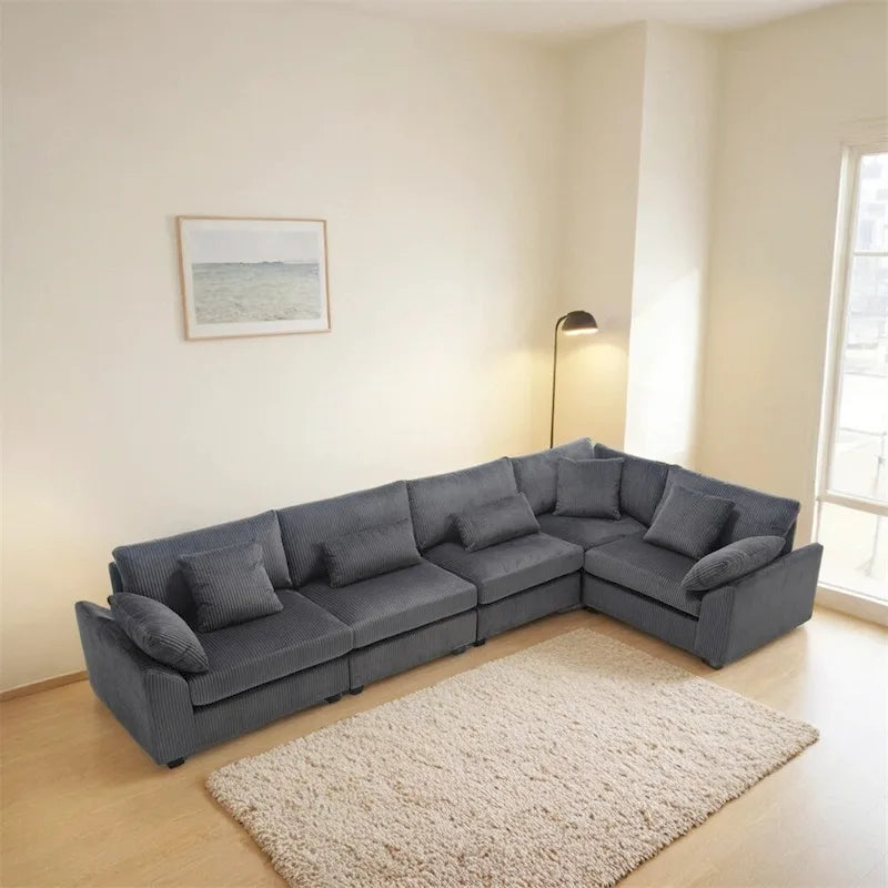 Oversized Modular Sectional Sofa Couch Set,L-shaped Sofa Sectional
