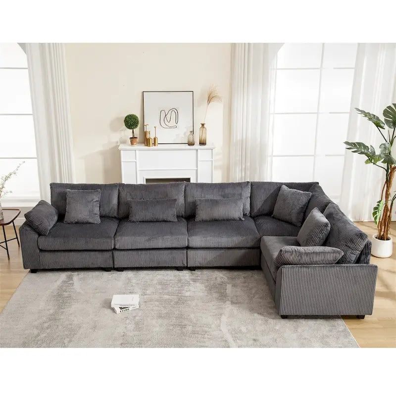 Oversized Modular Sectional Sofa Couch Set,L-shaped Sofa Sectional