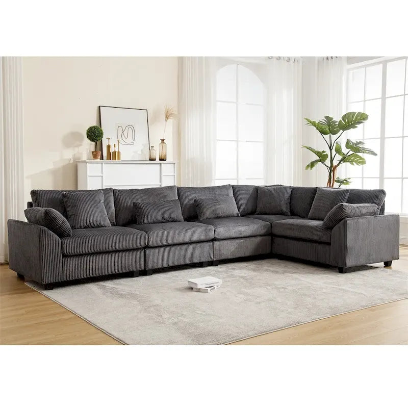 Oversized Modular Sectional Sofa Couch Set,L-shaped Sofa Sectional