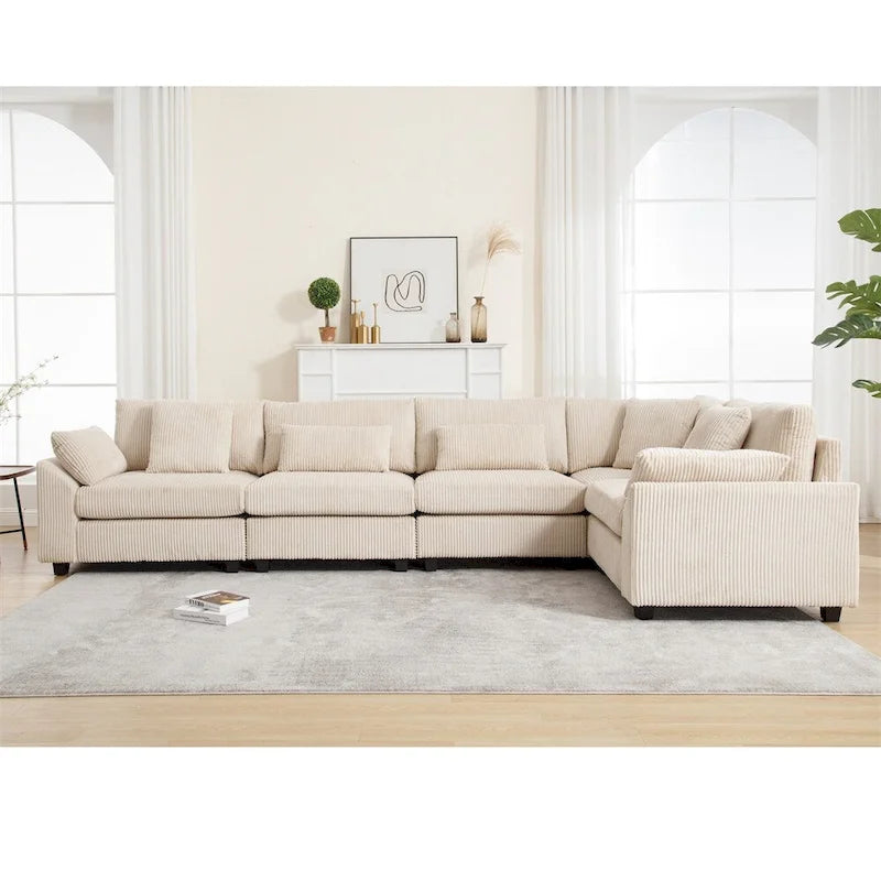 Oversized Modular Sectional Sofa Couch Set,L-shaped Sofa Sectional