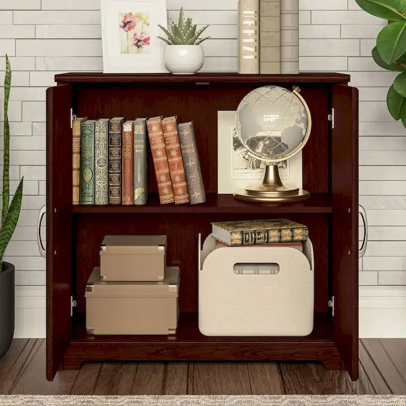 Bush Furniture Cabot Small Storage Cabinet with Doors
