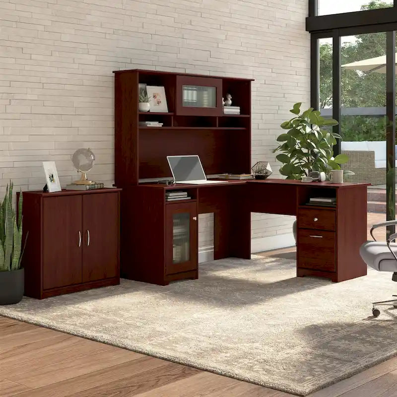 Bush Furniture Cabot Small Storage Cabinet with Doors