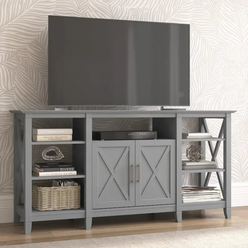 Key West Tall TV Stand with Storage by Bush Furniture