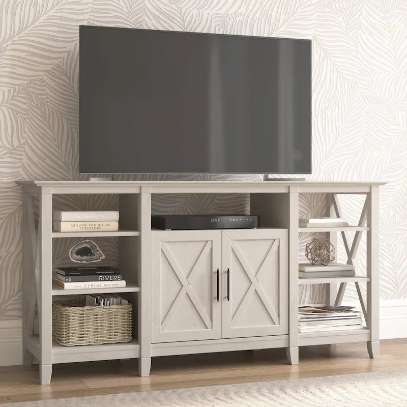 Key West Tall TV Stand with Storage by Bush Furniture
