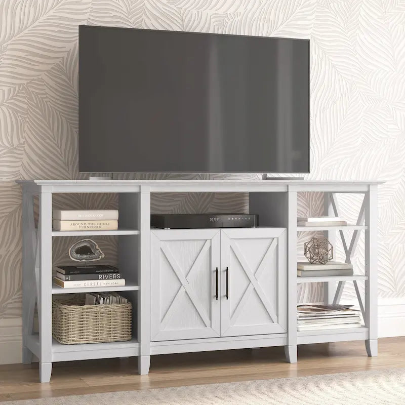 Key West Tall TV Stand with Storage by Bush Furniture
