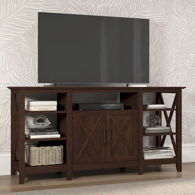 Key West Tall TV Stand with Storage by Bush Furniture
