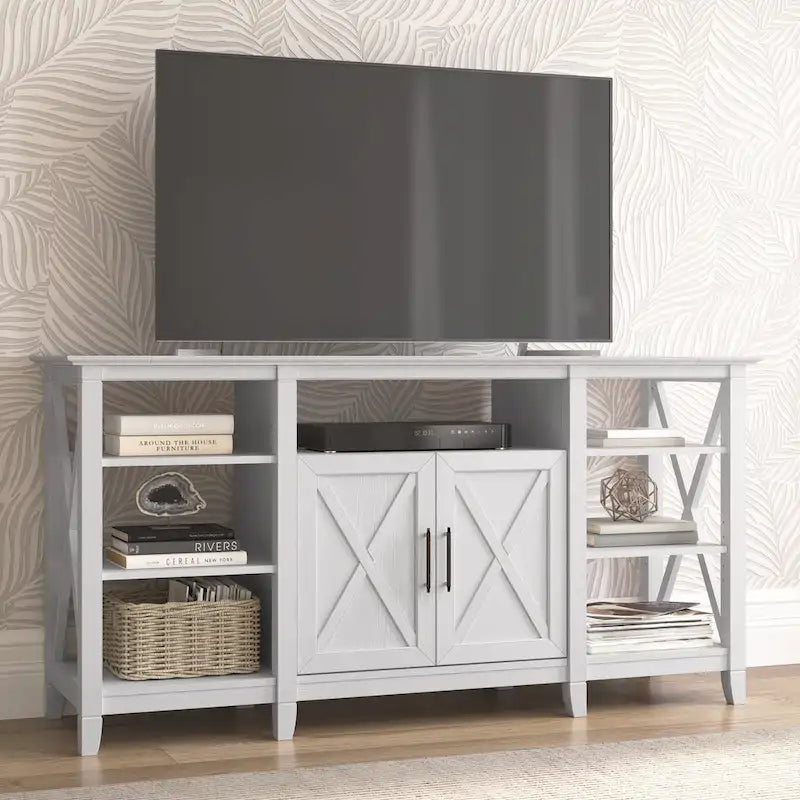 Key West Tall TV Stand with Storage by Bush Furniture