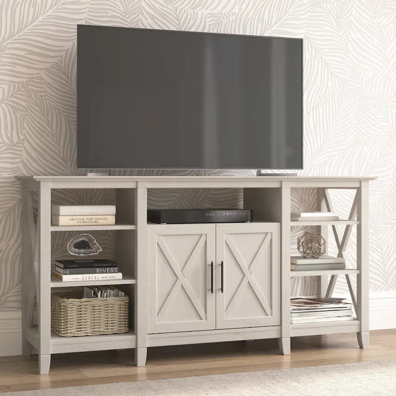 Key West Tall TV Stand with Storage by Bush Furniture