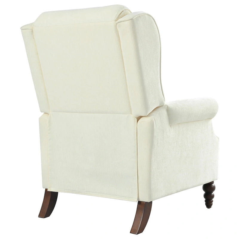 Barnn Upholstered Recliner with Wing Back by Christopher Knight Home