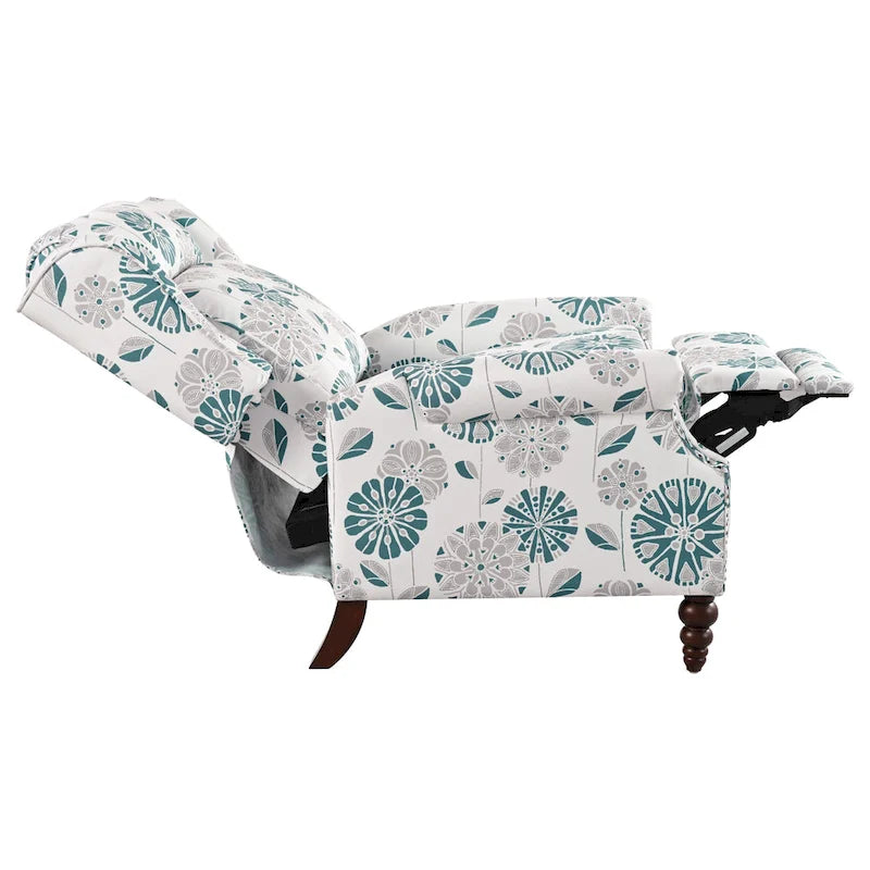 Barnn Upholstered Recliner with Wing Back by Christopher Knight Home