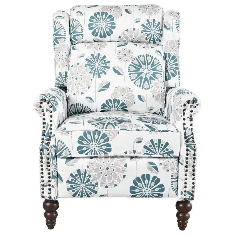 Barnn Upholstered Recliner with Wing Back by Christopher Knight Home