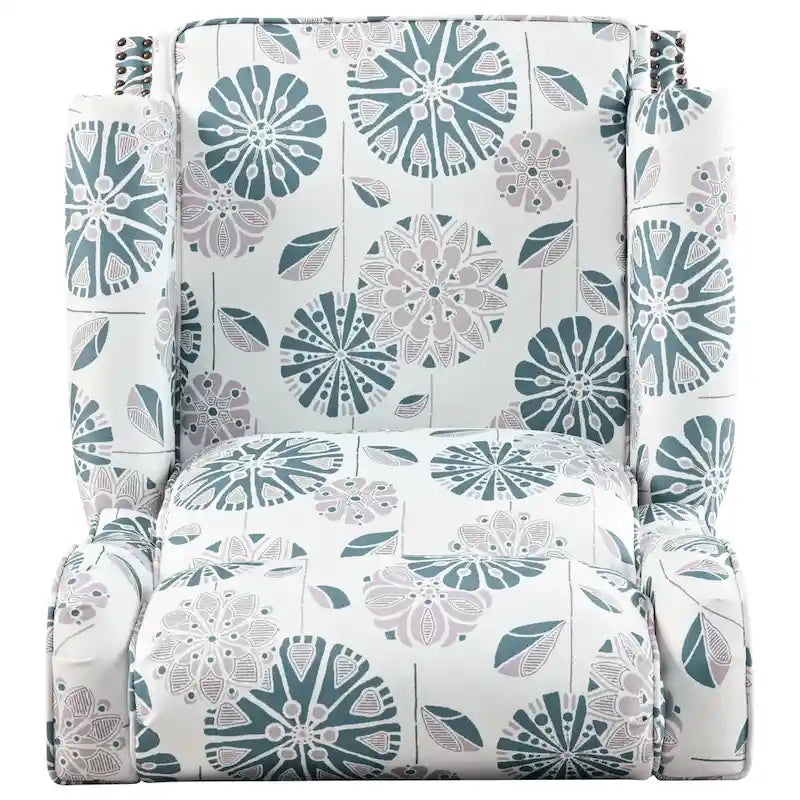 Barnn Upholstered Recliner with Wing Back by Christopher Knight Home