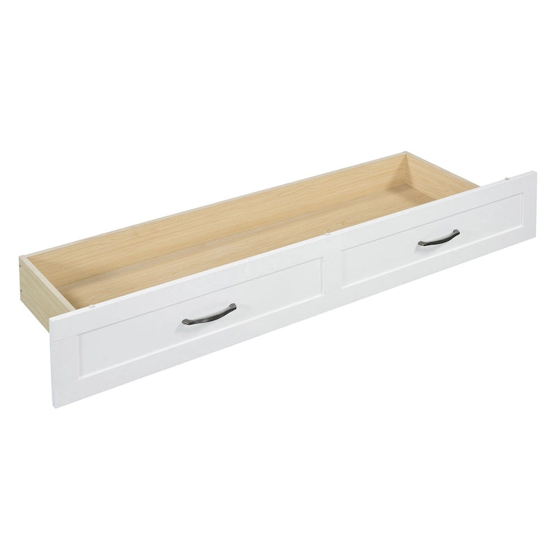 Queen Size Foldable Murphy Bed with Storage & USB Charging