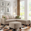 L-Shaped Reversible Modular Sectional Couch,Upholstered Sectional Sofa