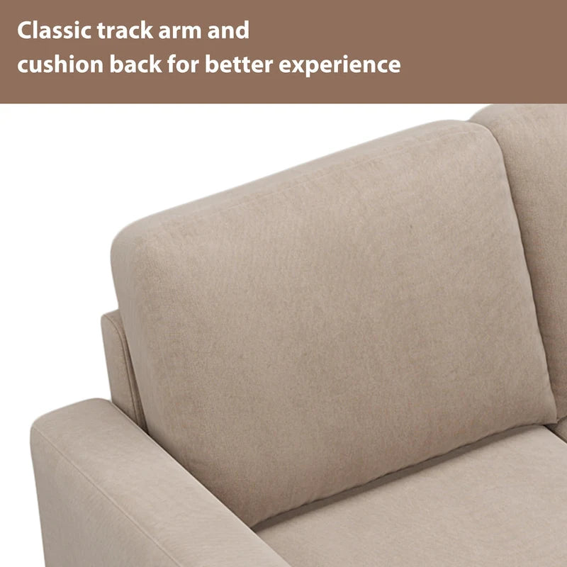L-Shaped Reversible Modular Sectional Couch,Upholstered Sectional Sofa