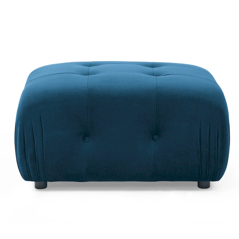 Blue 93 Modular L-Shaped 4-Seater Sofa with Reversible Ottoman
