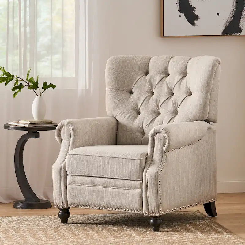 Callade Contemporary Upholstered Recliner by Christopher Knight Home