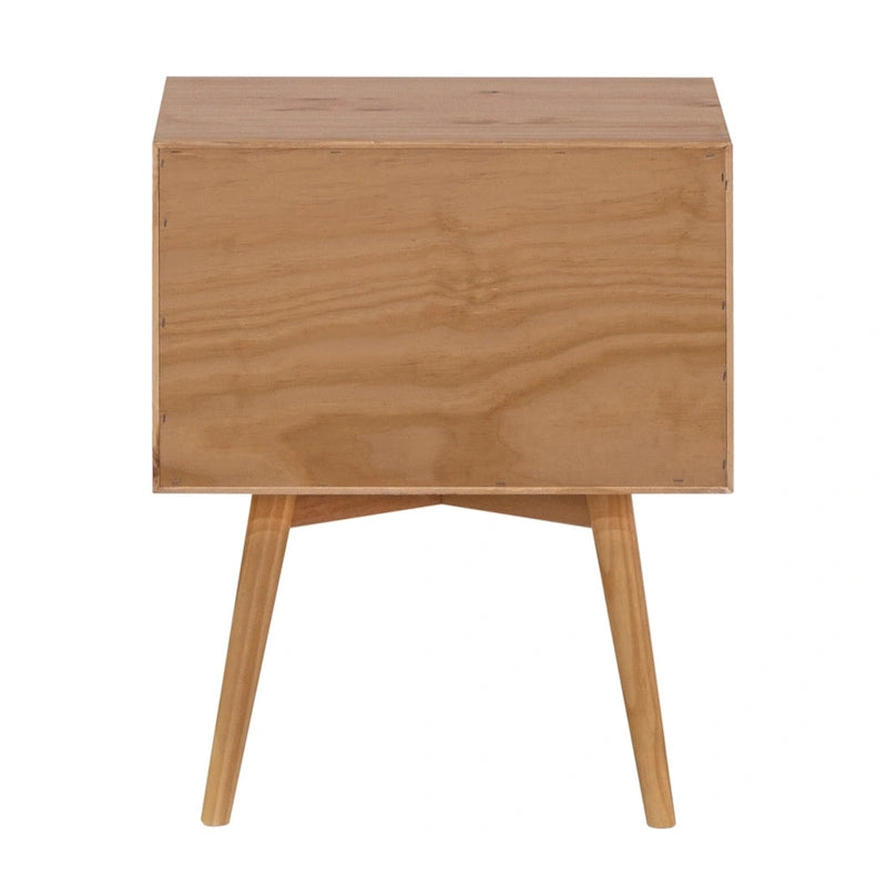 Middlebrook Mid-Century Solid Wood 2-Drawer Nightstand (Set of 2)