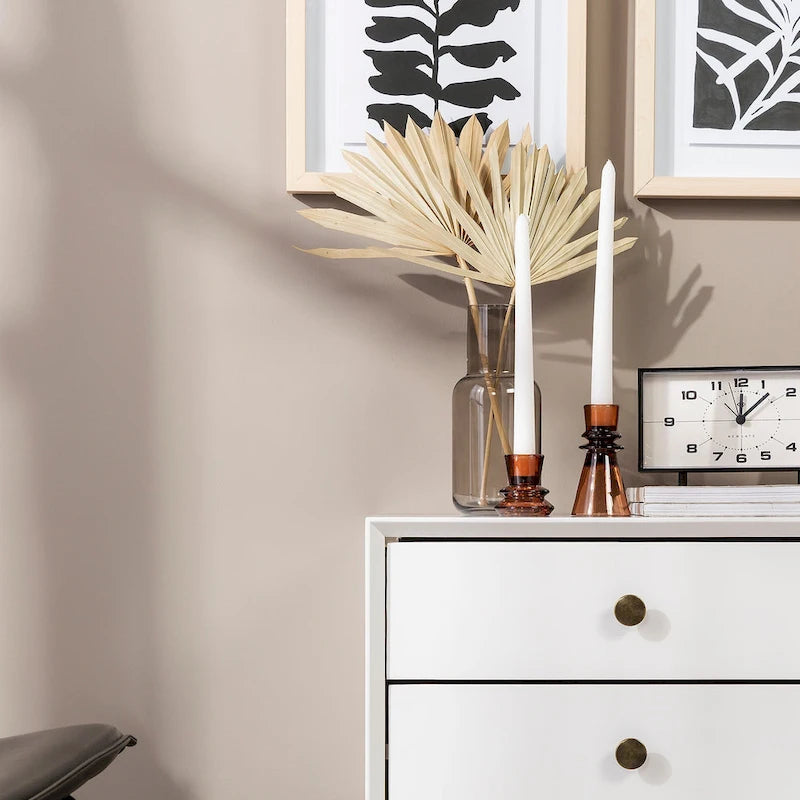 Middlebrook Mid-Century Solid Wood 2-Drawer Nightstand (Set of 2)