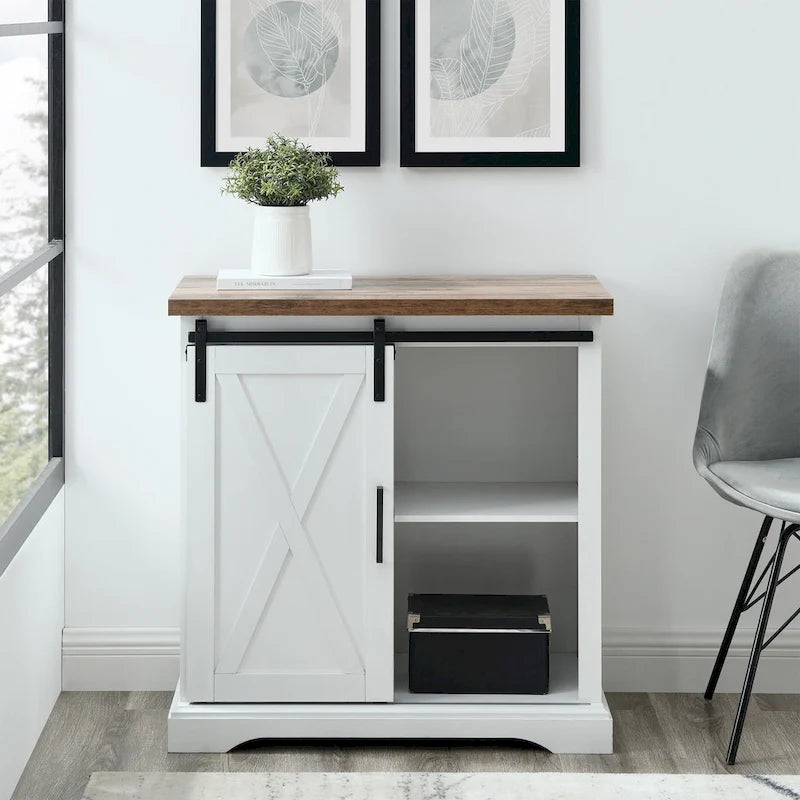 Middlebrook Wind Gap 32-inch Sliding Barn Door Cabinet