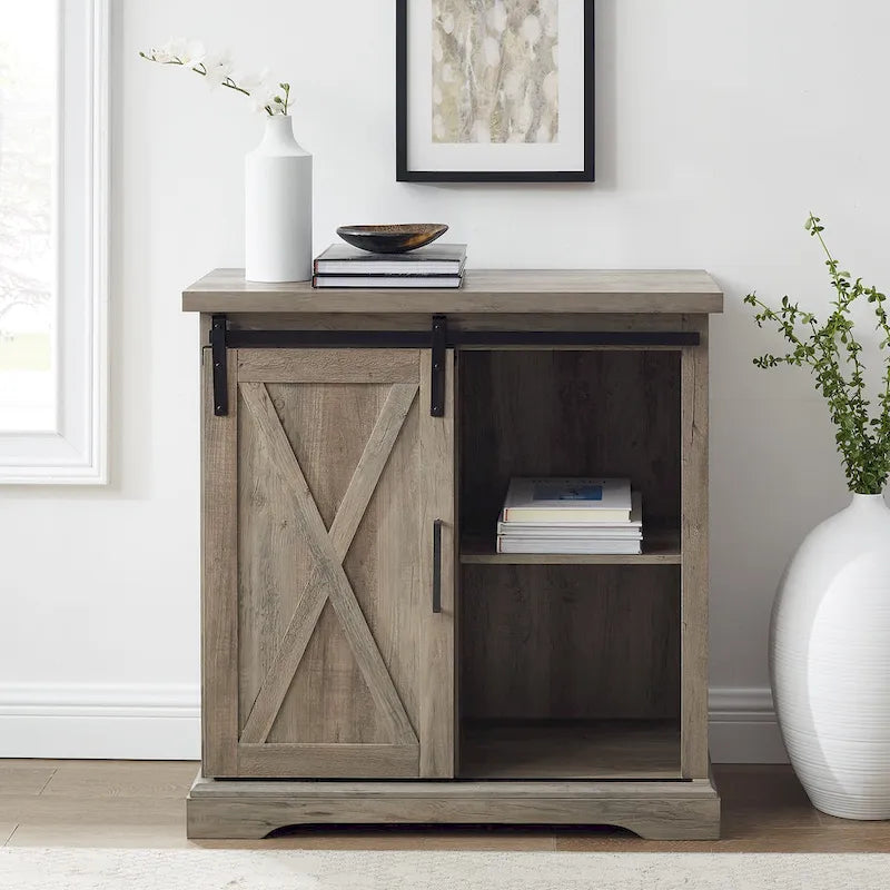 Middlebrook Wind Gap 32-inch Sliding Barn Door Cabinet