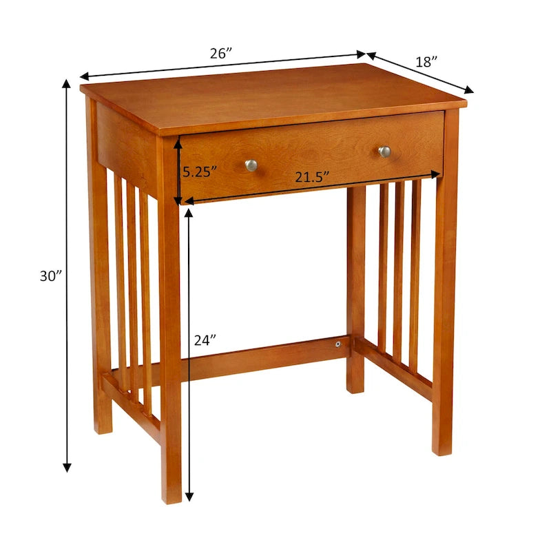 Convenience Concepts Designs2Go Mission Desk with Keyboard Drawer