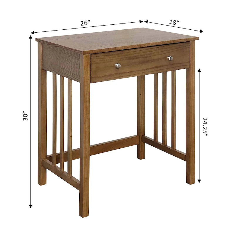 Convenience Concepts Designs2Go Mission Desk with Keyboard Drawer