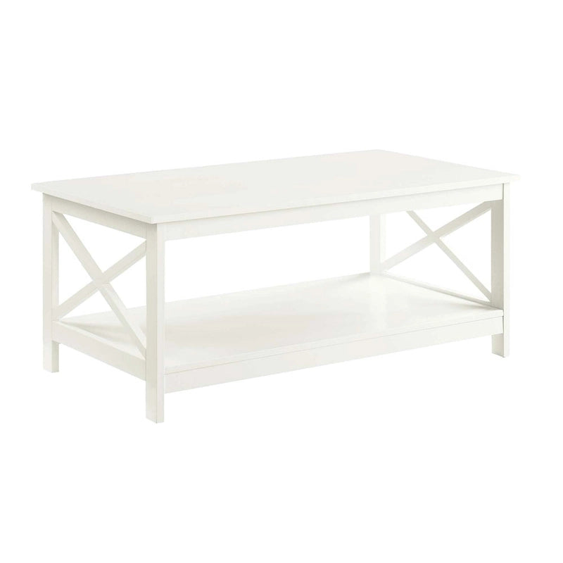 Convenience Concepts Oxford Coffee Table with Shelf