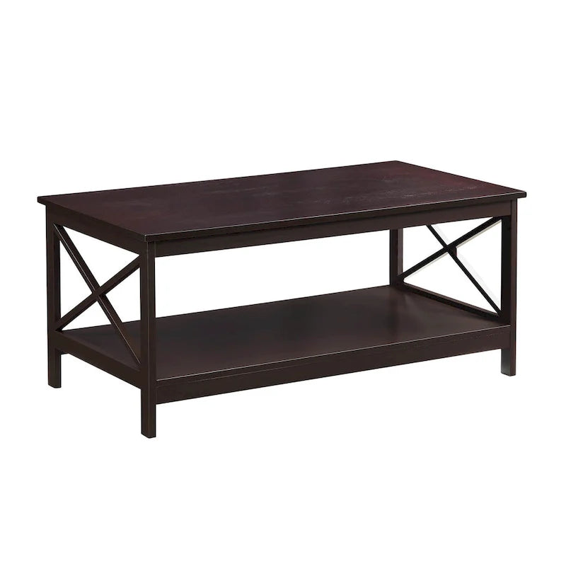 Convenience Concepts Oxford Coffee Table with Shelf