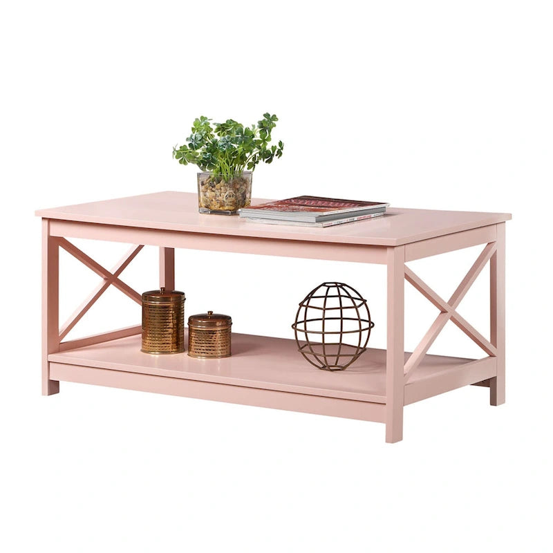 Convenience Concepts Oxford Coffee Table with Shelf