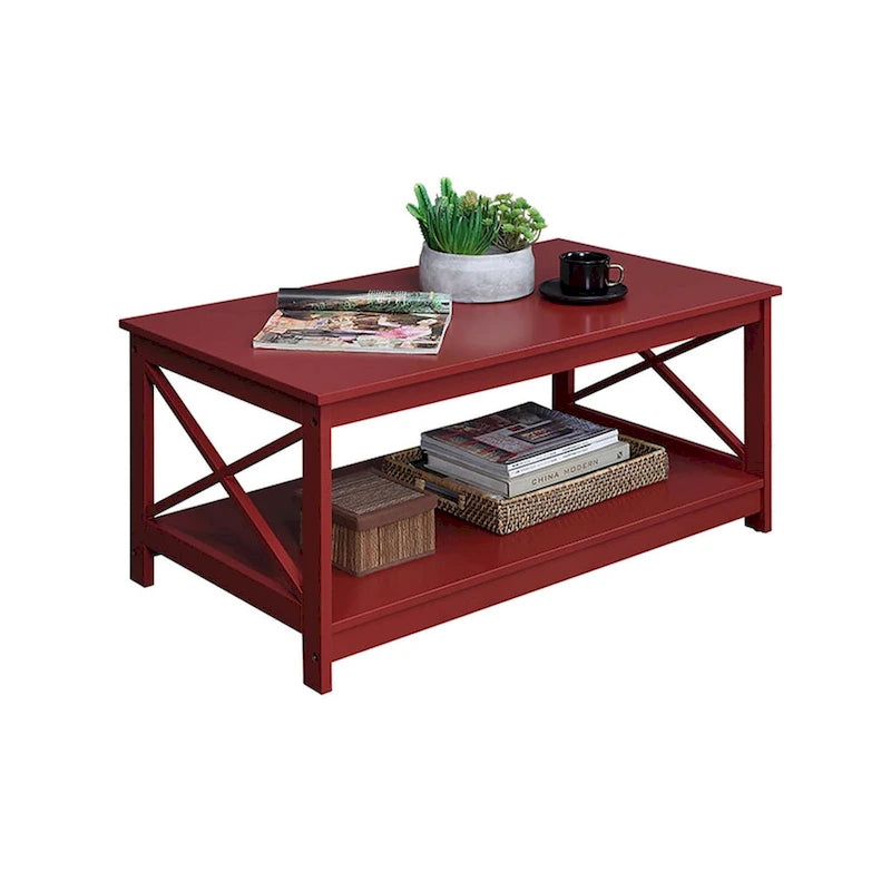 Convenience Concepts Oxford Coffee Table with Shelf