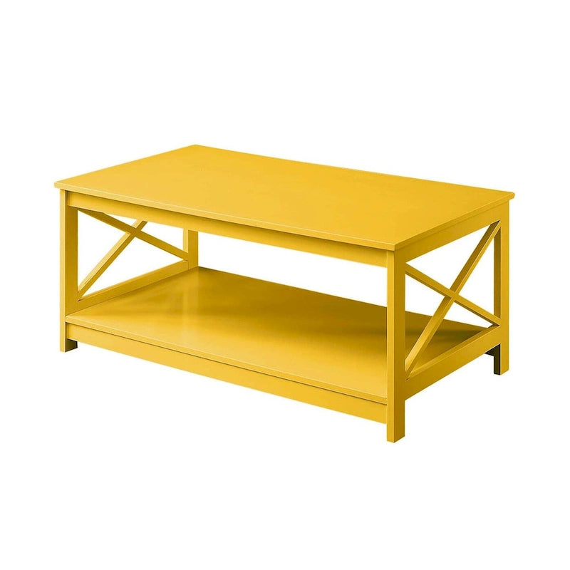 Convenience Concepts Oxford Coffee Table with Shelf