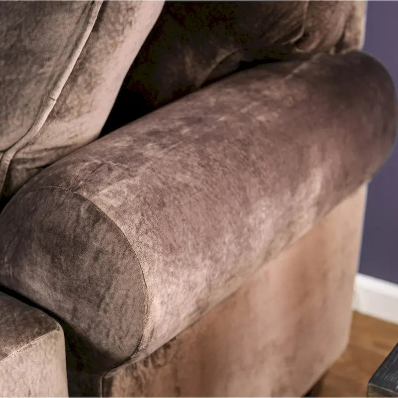 Jeta Transitional Microfiber Padded 2-Piece Living Room Set by Furniture of America