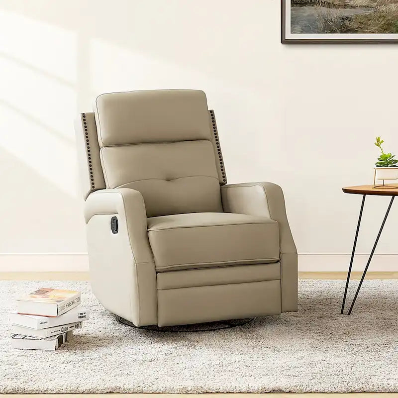Beatriz Living Room Recliner with Metal Base