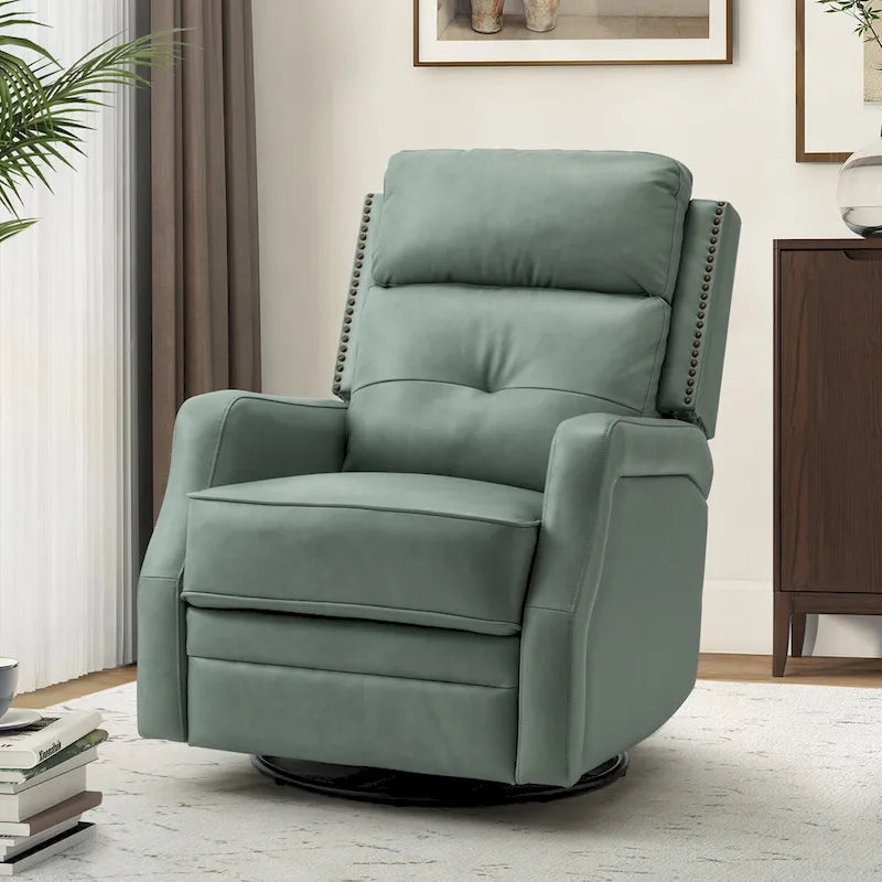 Beatriz Living Room Recliner with Metal Base