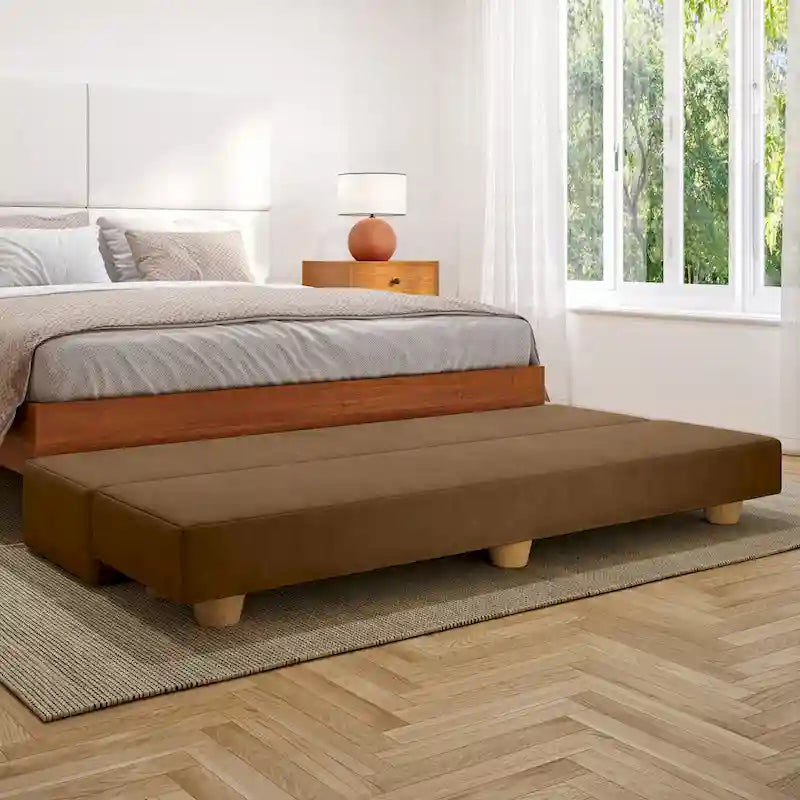 Copper Grove Steenwijk Convertible Twin Bed Bench Sleeper