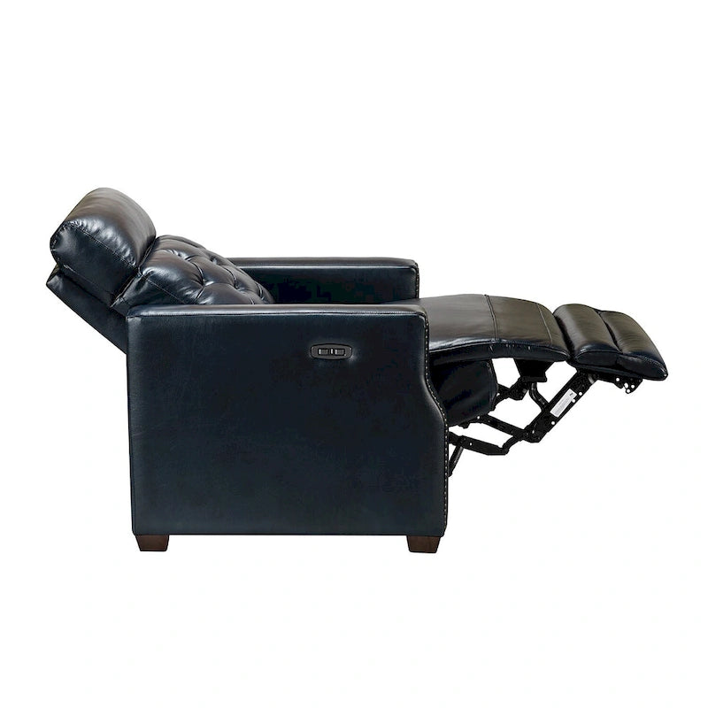Alina 31.50 Wide Genuine Leather Power Recliner with USB Port