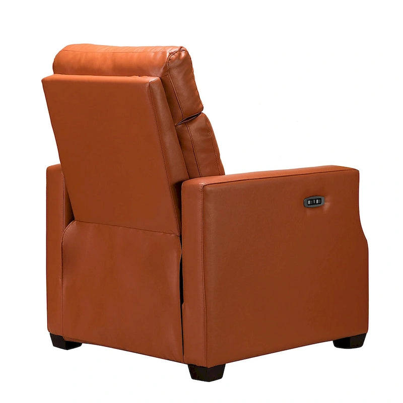Alina 31.50 Wide Genuine Leather Power Recliner with USB Port