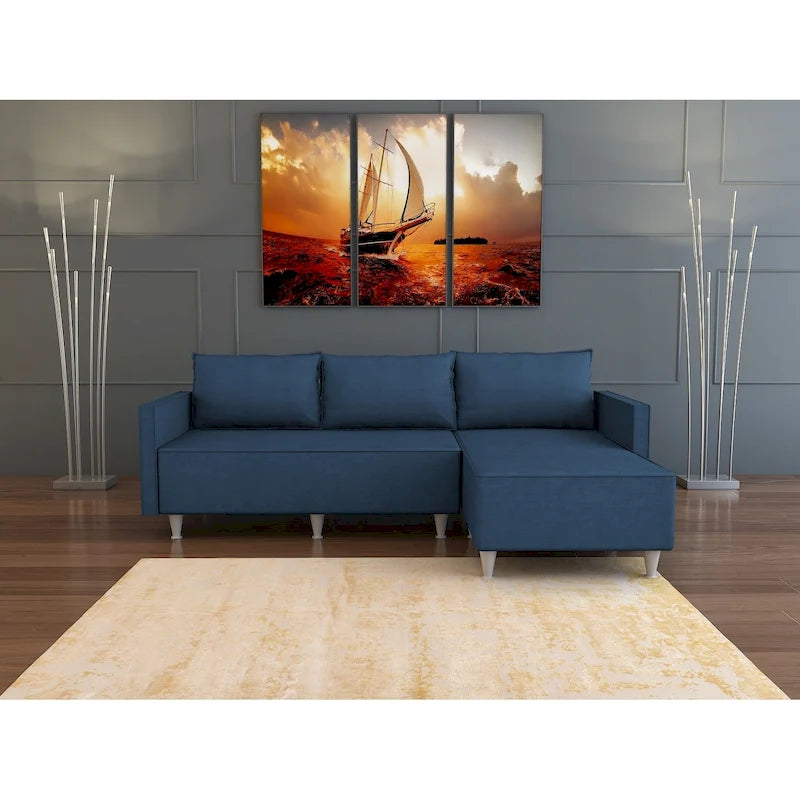 Bolivya Modern L-shaped Sectional Sofa