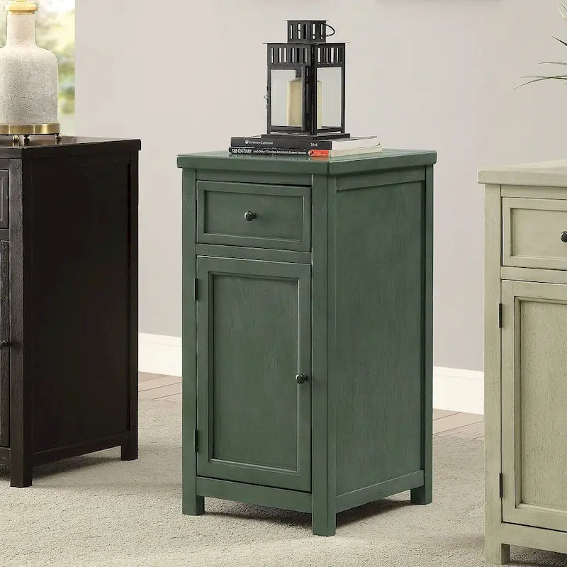 Kae Vintage 18-inch Solid Wood 1-Drawer Side Table by Furniture of America