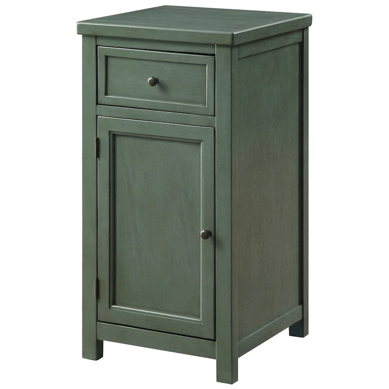 Kae Vintage 18-inch Solid Wood 1-Drawer Side Table by Furniture of America