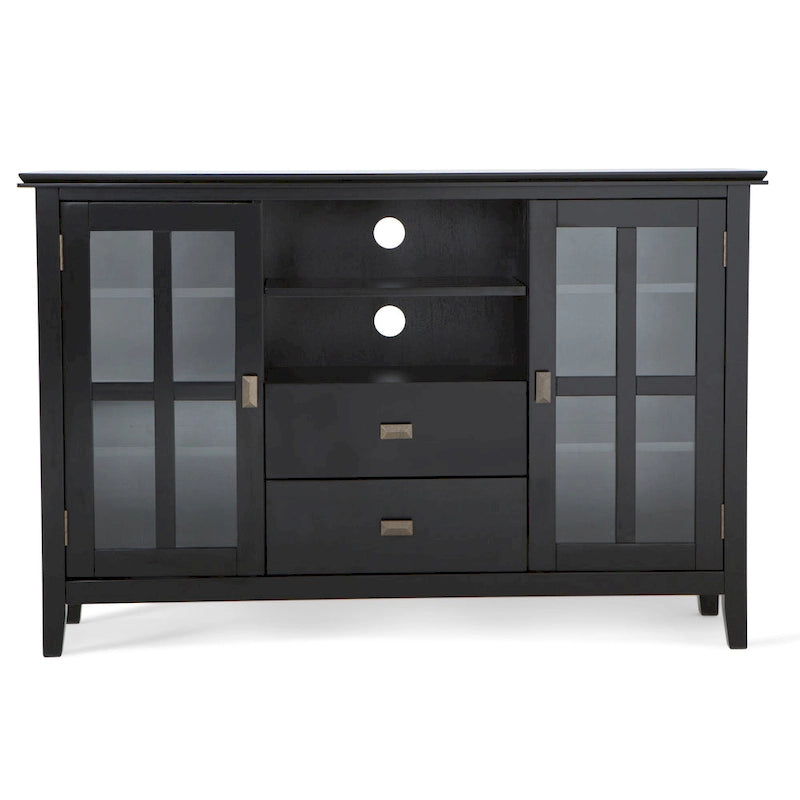 WYNDENHALL Stratford 53-inch Solid Wood TV Media Stand - 53 inch wide