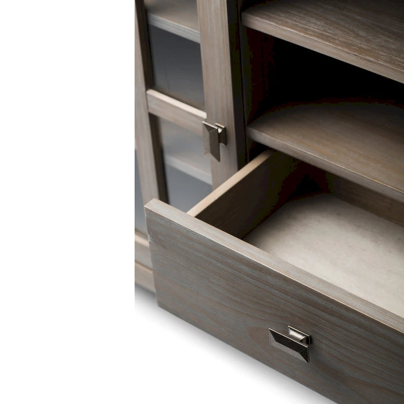 WYNDENHALL Stratford 53-inch Solid Wood TV Media Stand - 53 inch wide