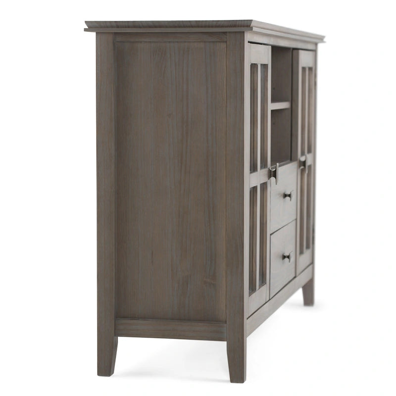 WYNDENHALL Stratford 53-inch Solid Wood TV Media Stand - 53 inch wide
