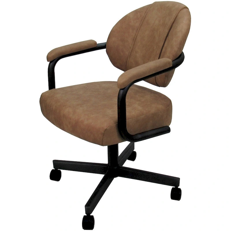Swivel Tilt Kitchen Chair with Wheels M-70 Casters - N/A