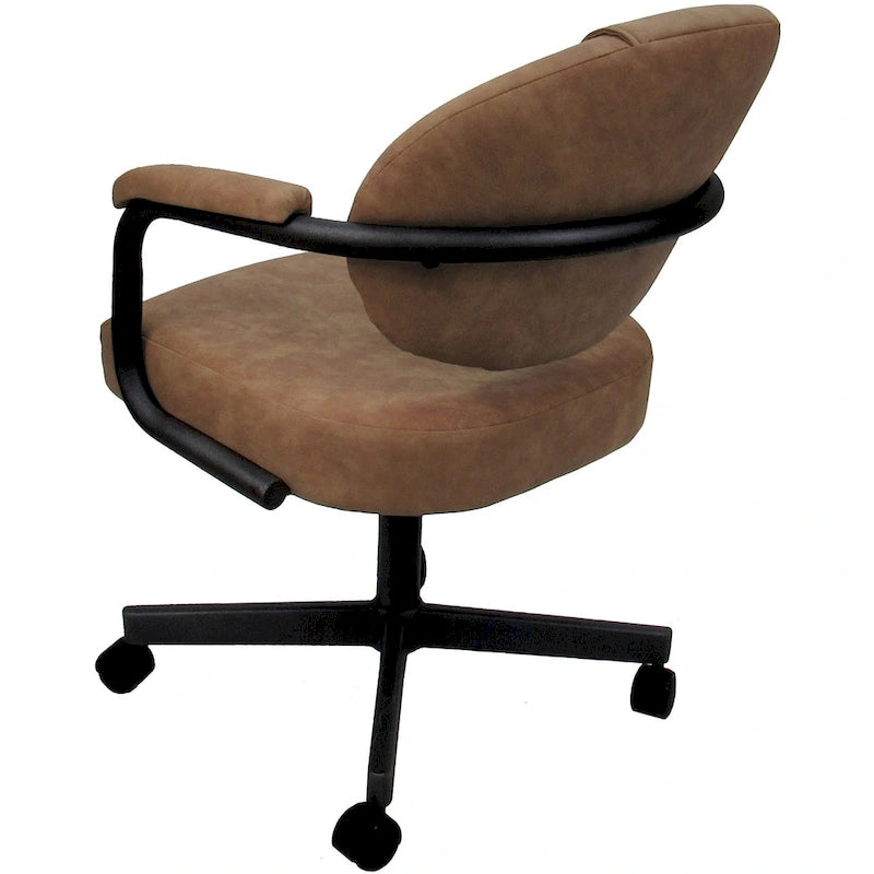 Swivel Tilt Kitchen Chair with Wheels M-70 Casters - N/A