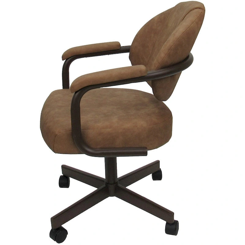 Swivel Tilt Kitchen Chair with Wheels M-70 Casters - N/A