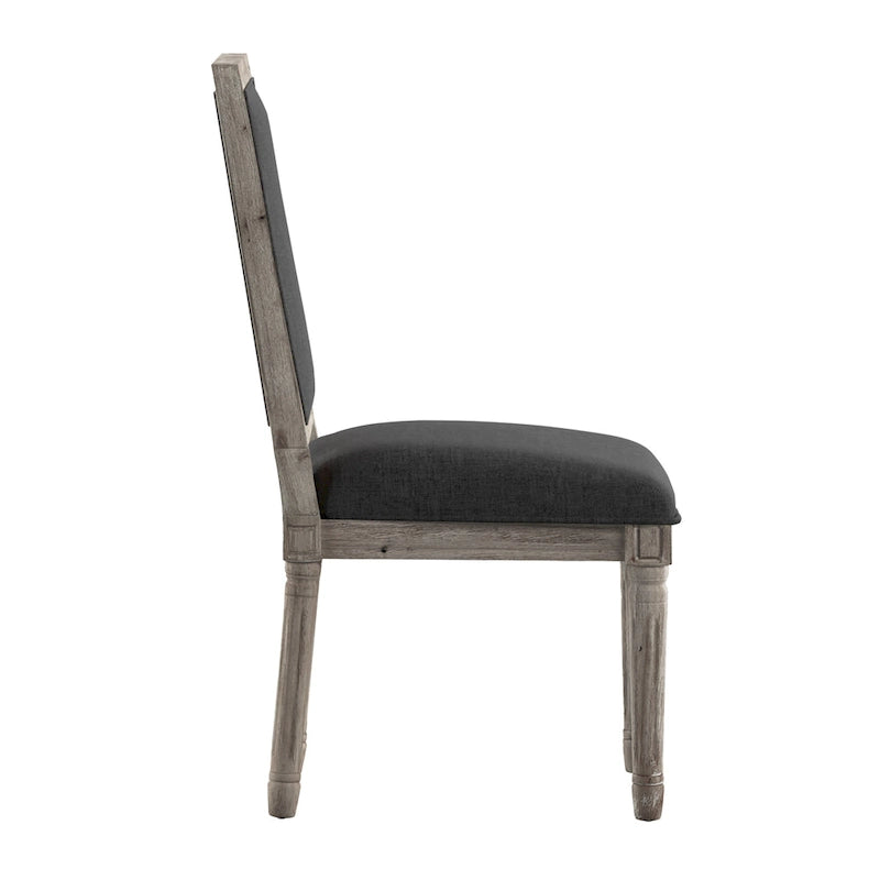 Deana Rectangular Linen Dining Chairs (Set of 2) by iNSPIRE Q Artisan