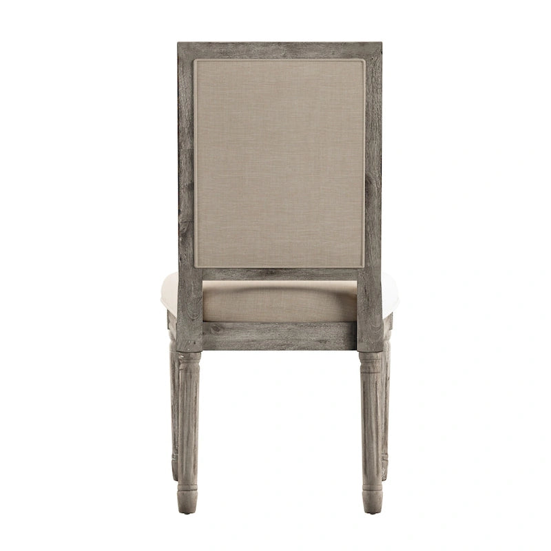 Deana Rectangular Linen Dining Chairs (Set of 2) by iNSPIRE Q Artisan